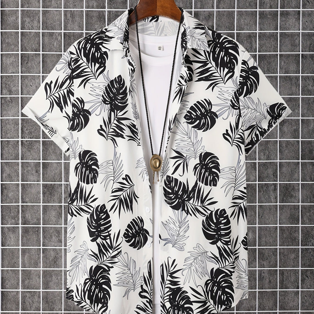 Kingston | Men's Tropical Print Short Sleeve Shirt