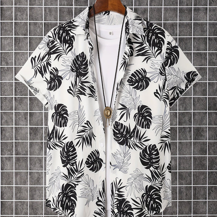 Kingston | Men's Tropical Print Short Sleeve Shirt