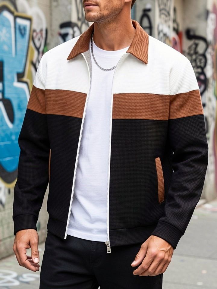 Grant | Color-Block Zip Jacket