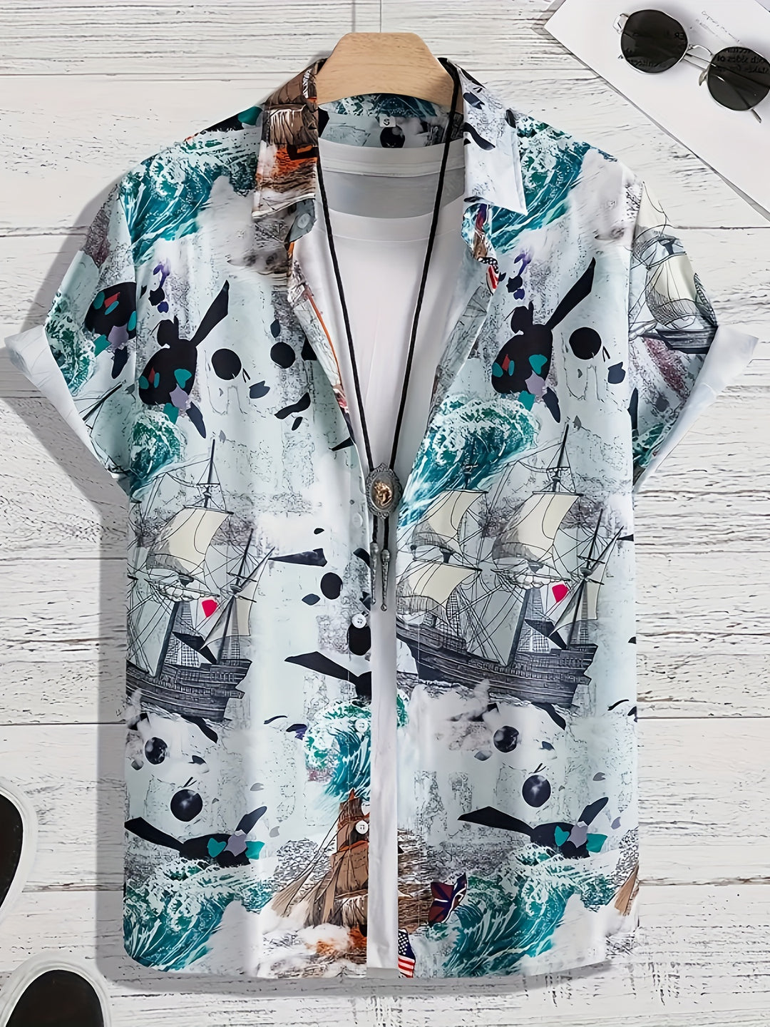 Grayson | Men's Hawaiian Print Short Sleeve Shirt