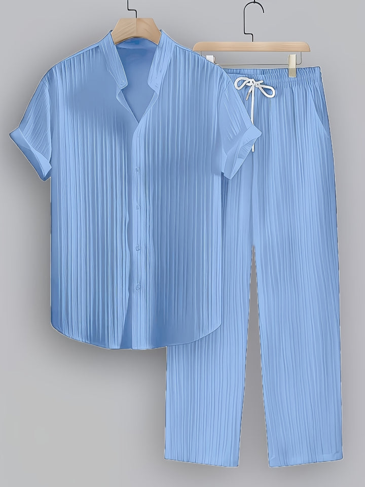Adrian | Relaxed Textured Two-Piece Set