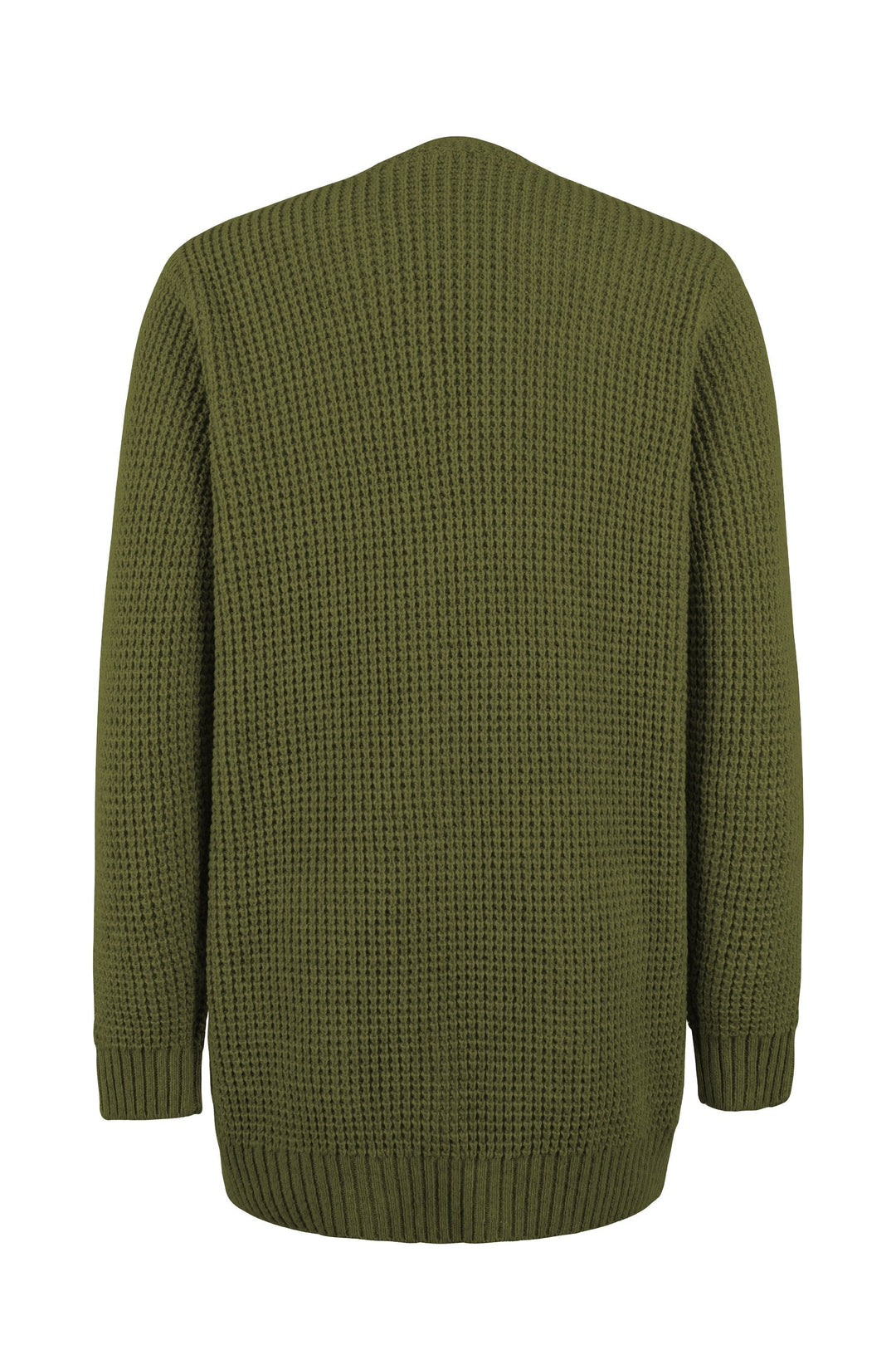 Theodora | Waffle-Knit Open Cardigan