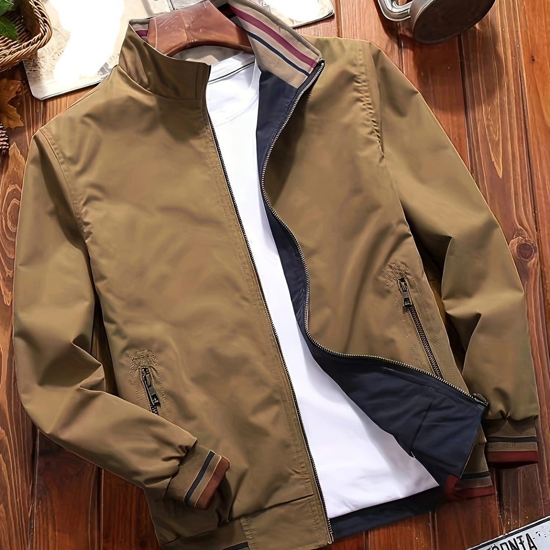 Conrad | Reversible Stand-Collar Bomber Jacket