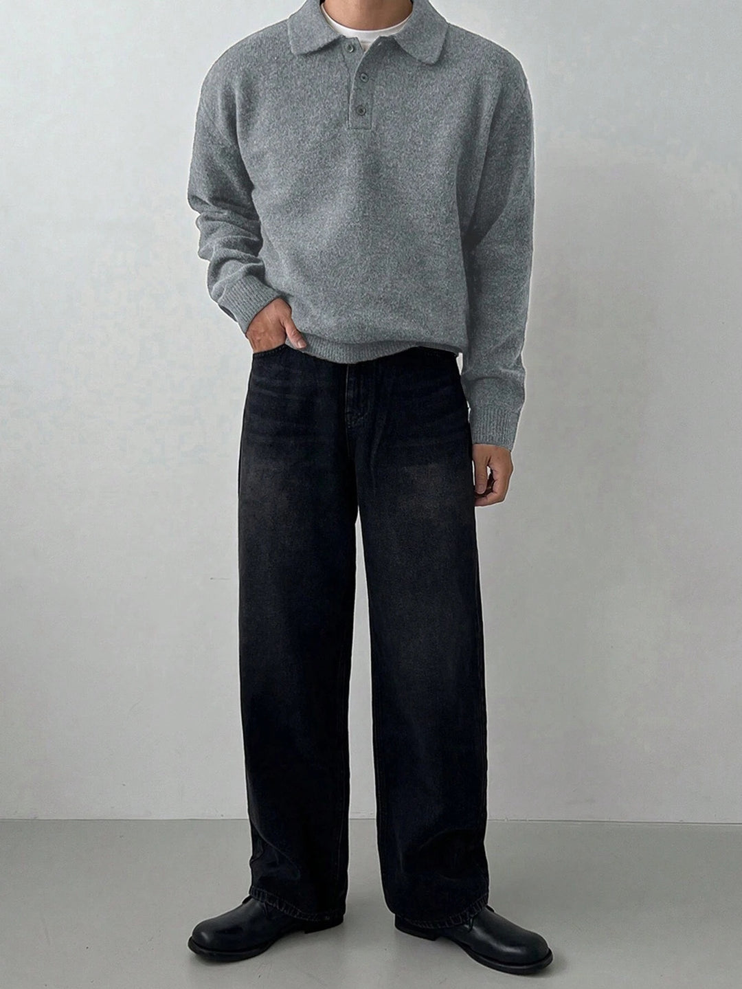 Sullivan | Refined Polo-Collar Sweater