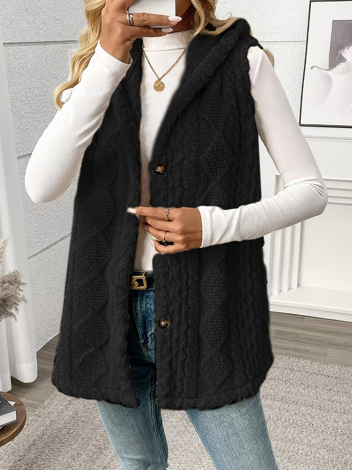 Hazel | Cozy Hooded Vest