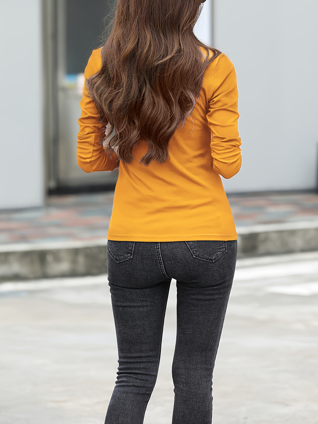 Elaine | Refined Crew Neck Top