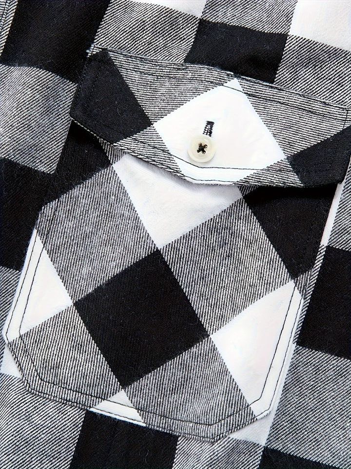 Emory | Rugged Check Button-Up Shirt