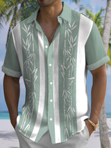Kellan | Men's Hawaiian Color-Block Short Sleeve Shirt