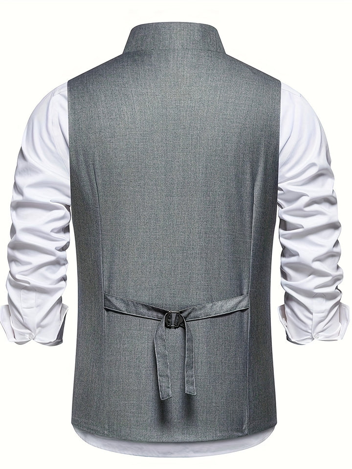 Chandler | Tailored Slant-Button Vest