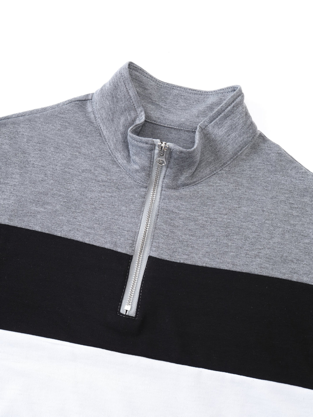 Spencer | Color-Block Quarter-Zip Polo Shirt