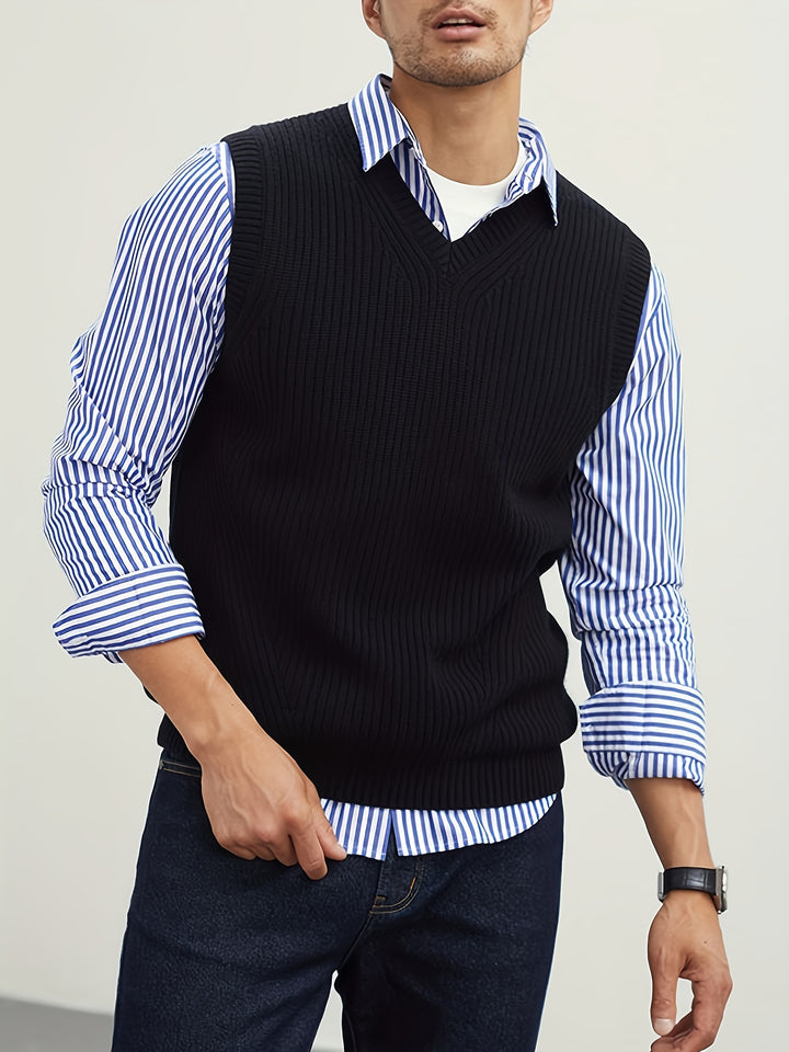 Rupert | Classic V-Neck Sweater Vest