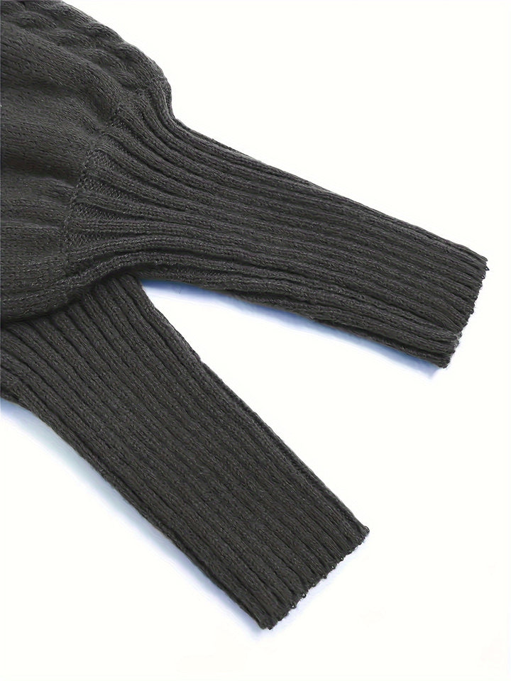 Adelia | Textured Cable-Knit Sweater