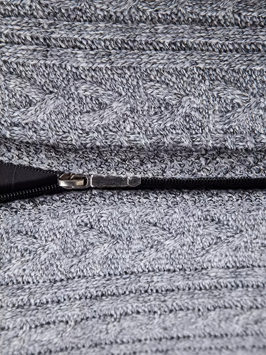 Rupert | Cable-Knit Stand-Collar Cardigan