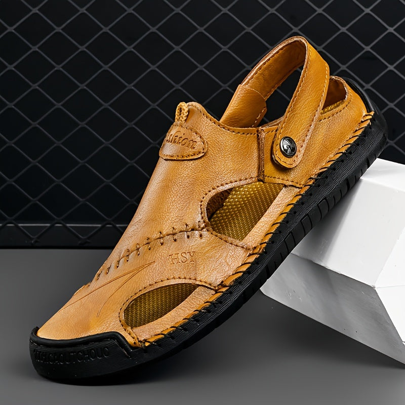 Ferran | Men's Hand-Stitched Closed-Toe Sandal