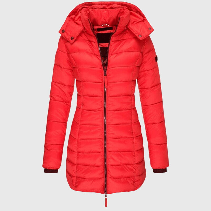 Maureen | Longline Hooded Puffer Coat