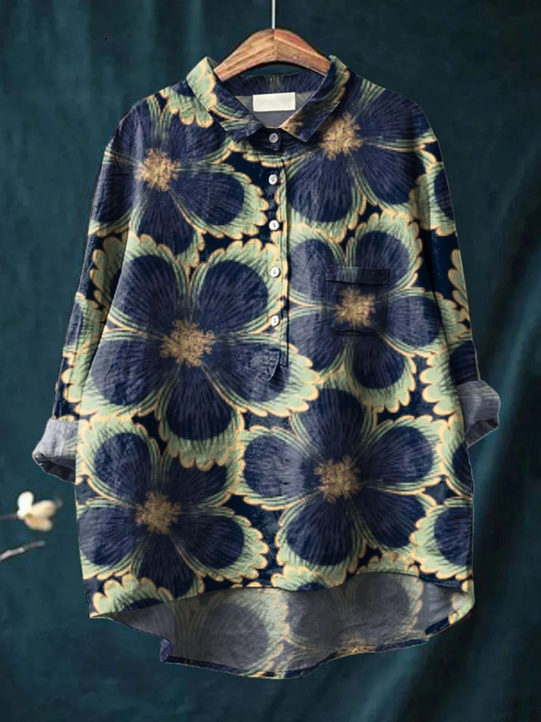 Doreen | Blooming Print Relaxed Shirt