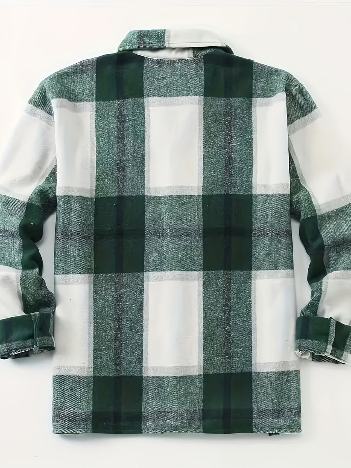 Wyatt | Rugged Checked Shirt Jacket