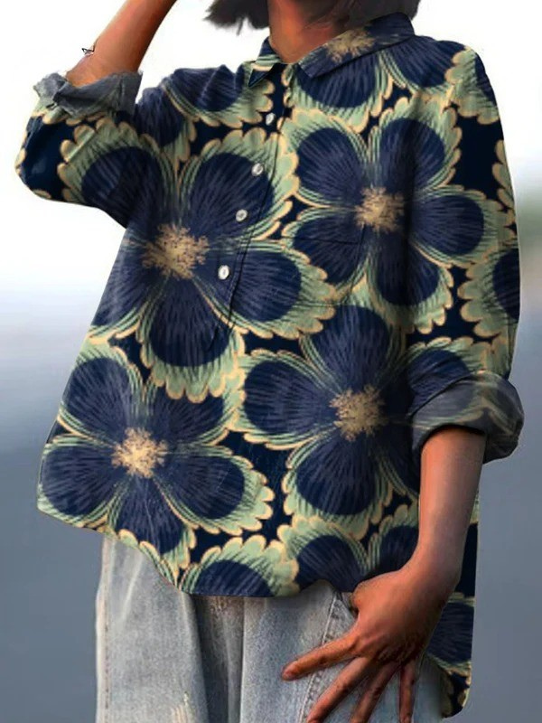 Doreen | Blooming Print Relaxed Shirt