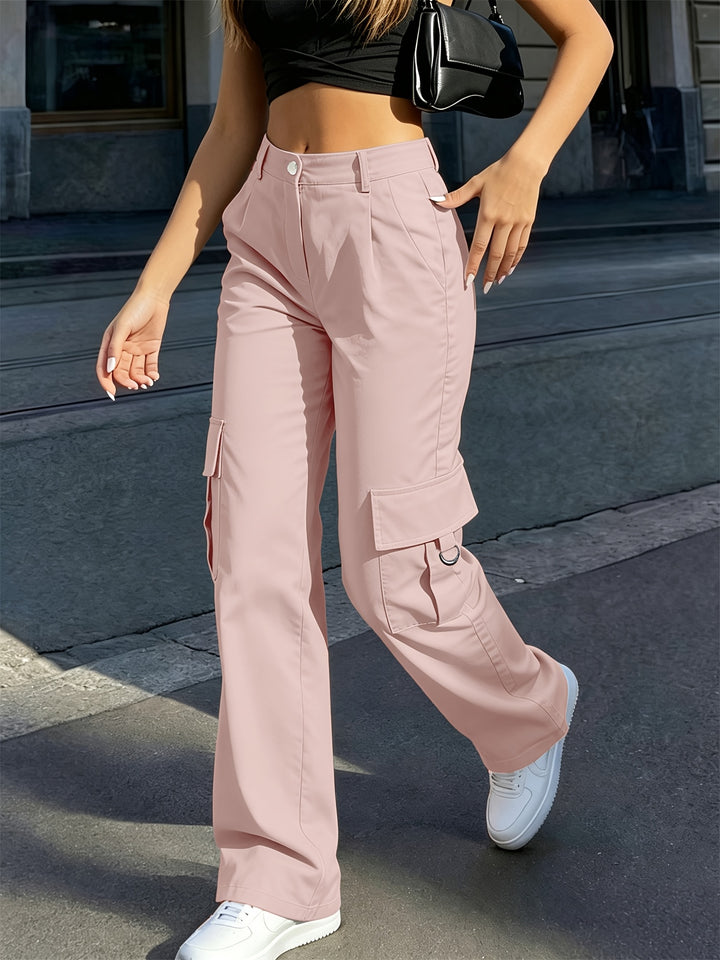 Sabine | High-Waisted Cargo Pants