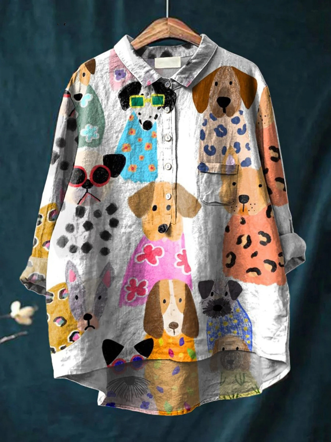 Philippa | Playful Print Relaxed Shirt