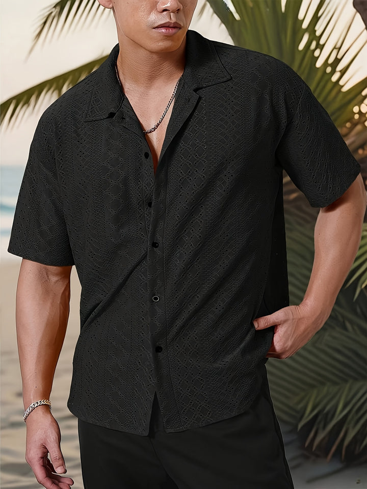 Hayes | Men's Solid Color Button-Up Shirt
