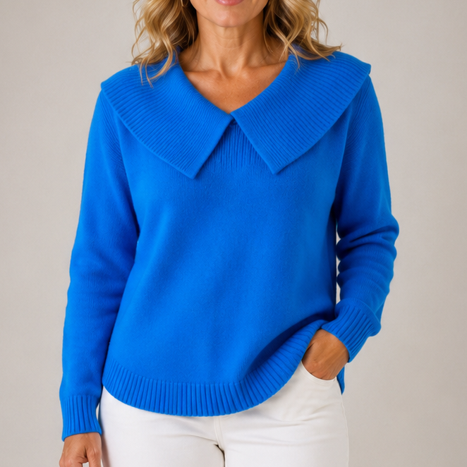 Thalia | Statement Collar Sweater