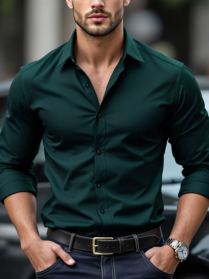 Griffin | Men's Solid Color Short Sleeve Shirt