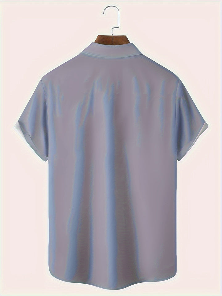 Kellan | Men's Hawaiian Color-Block Short Sleeve Shirt