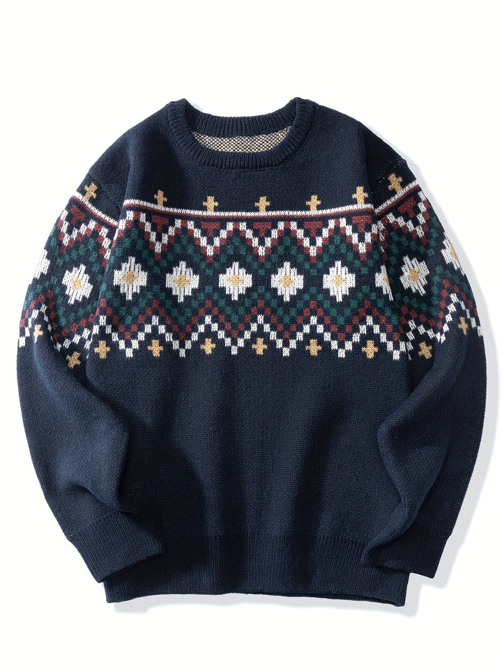 Callum | Heritage Patterned Sweater