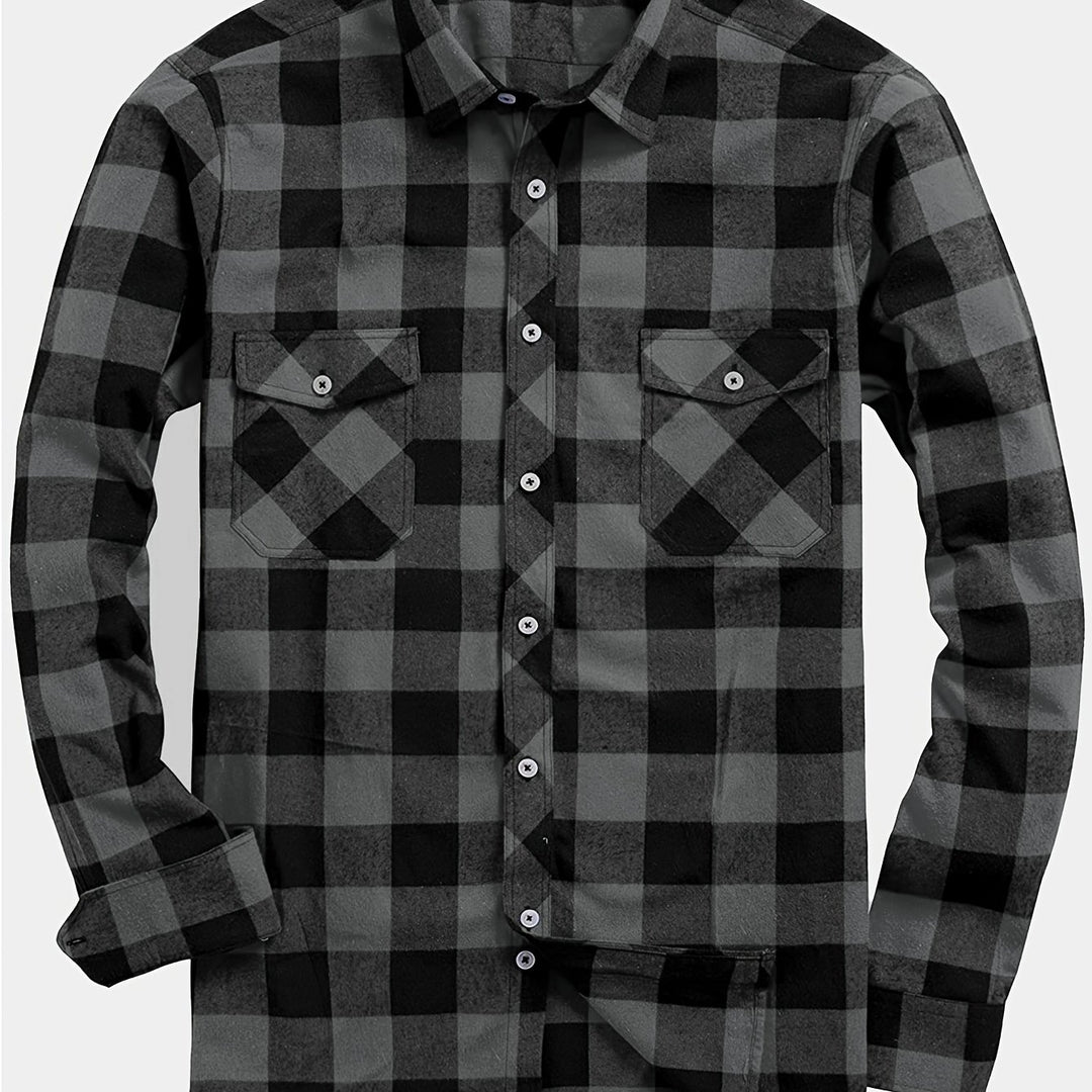 Emory | Rugged Check Button-Up Shirt