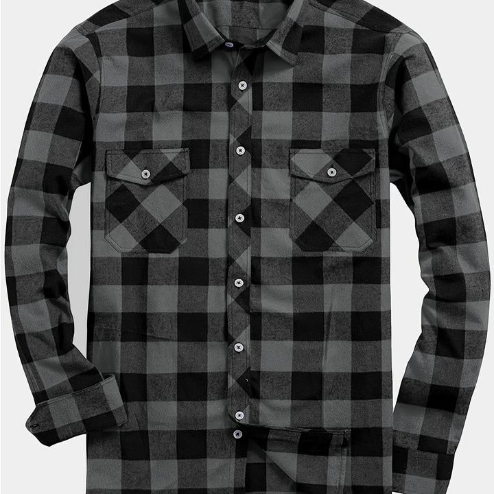 Emory | Rugged Check Button-Up Shirt