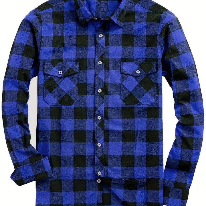 Emory | Rugged Check Button-Up Shirt