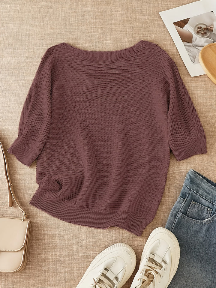 Faye | Relaxed Textured Sweater