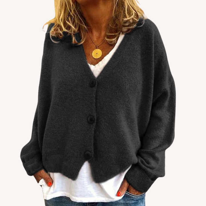 Bridie | Relaxed Button-Front Cardigan