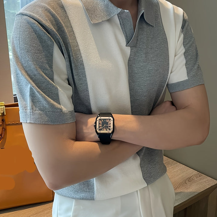 Brant | Men's Colour Block Striped Short Sleeve Shirt
