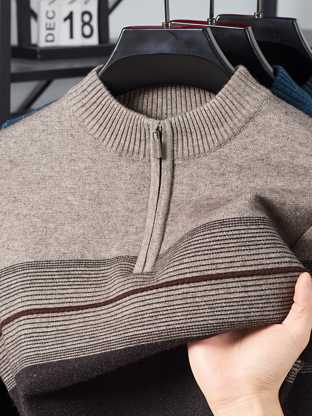 Barrett | Refined Quarter-Zip Sweater
