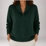 Wilhelmina | Shawl Collar Pullover Sweater