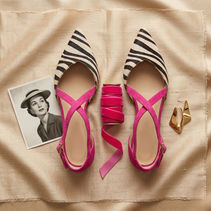 Annette | Crossover Strap Ballet Flats