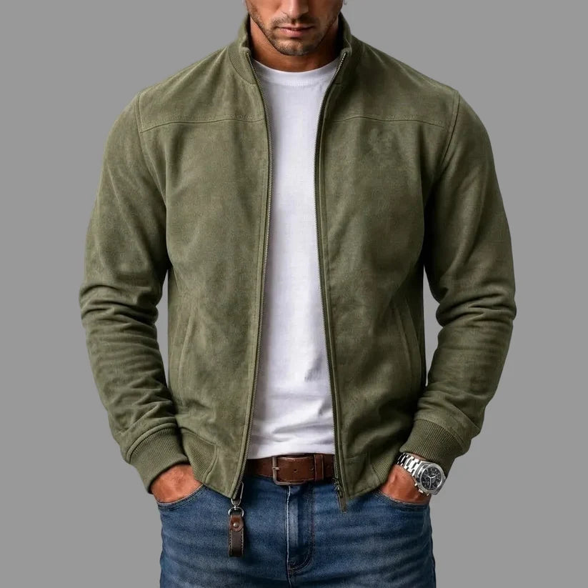Dominic | Stand-Collar Bomber Jacket
