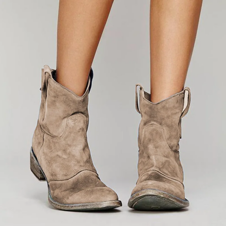 Nora | Comfort Wide-Heel Ankle Boots