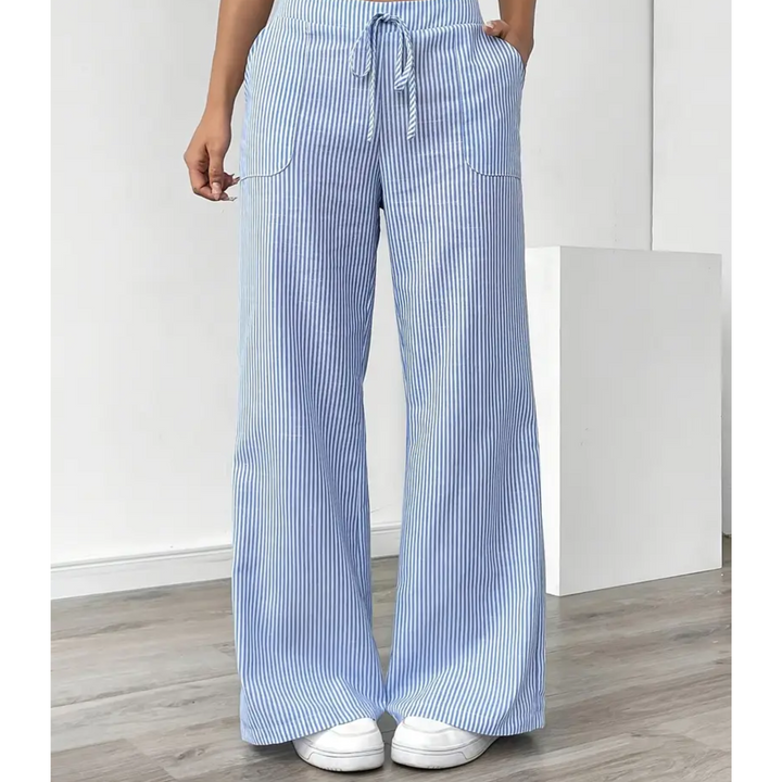Katie | Striped Pant With Pockets