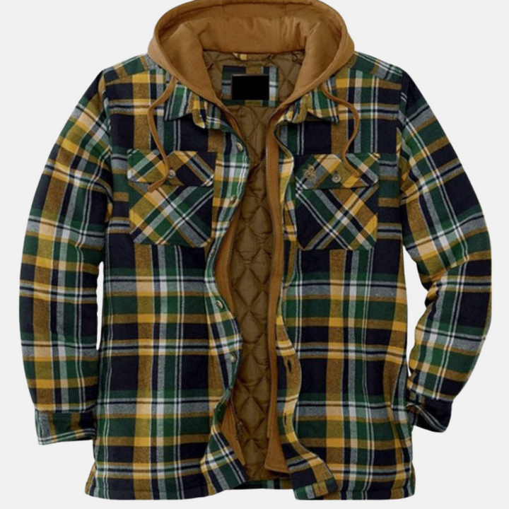 Harlan | Rugged Hooded Plaid Jacket