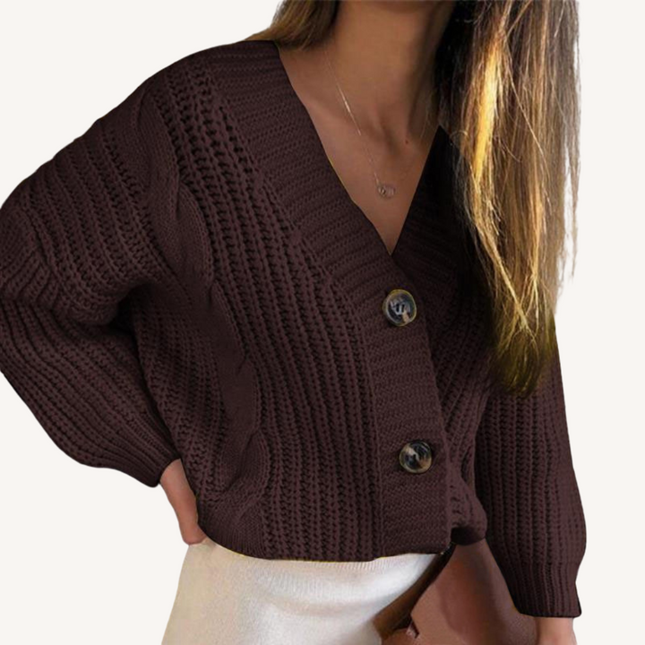 Romy | Chunky Button Cardigan