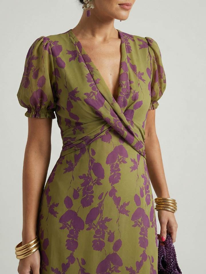 Bernadette | Relaxed Floral Midi Dress