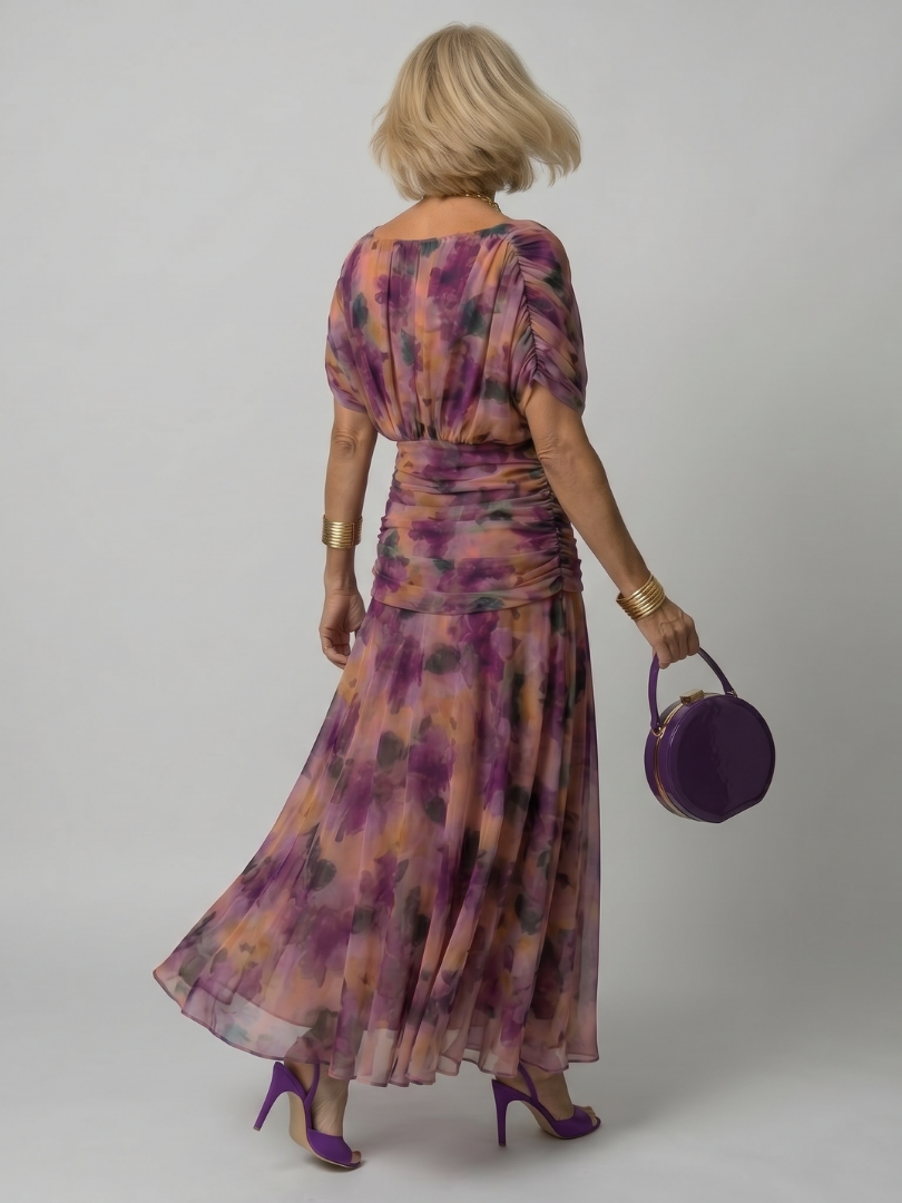 Delilah | Off-Shoulder Flowing Midi Dress