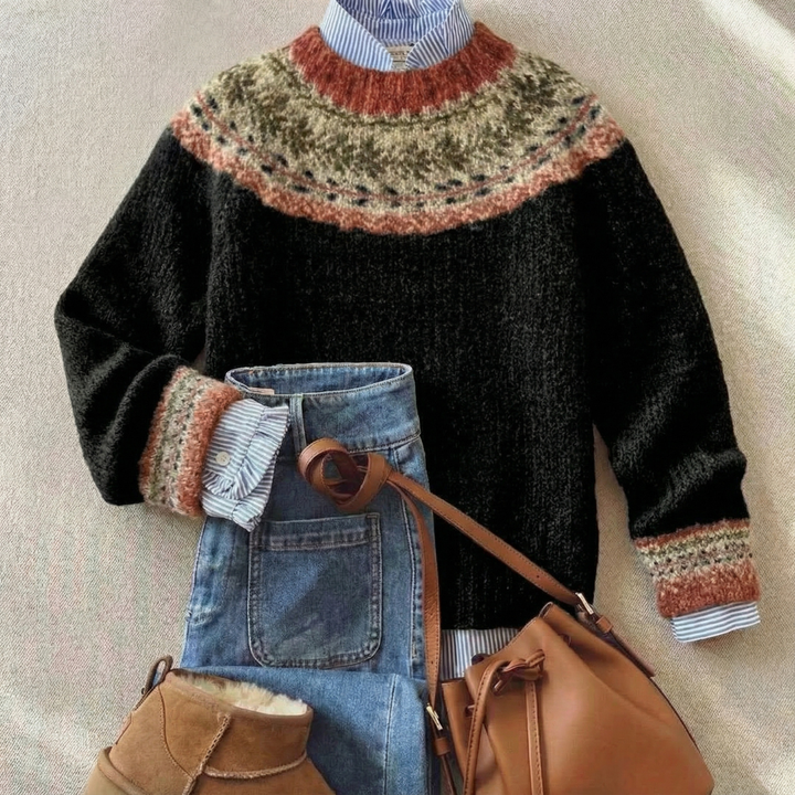 Nova | Nordic Patterned Sweater