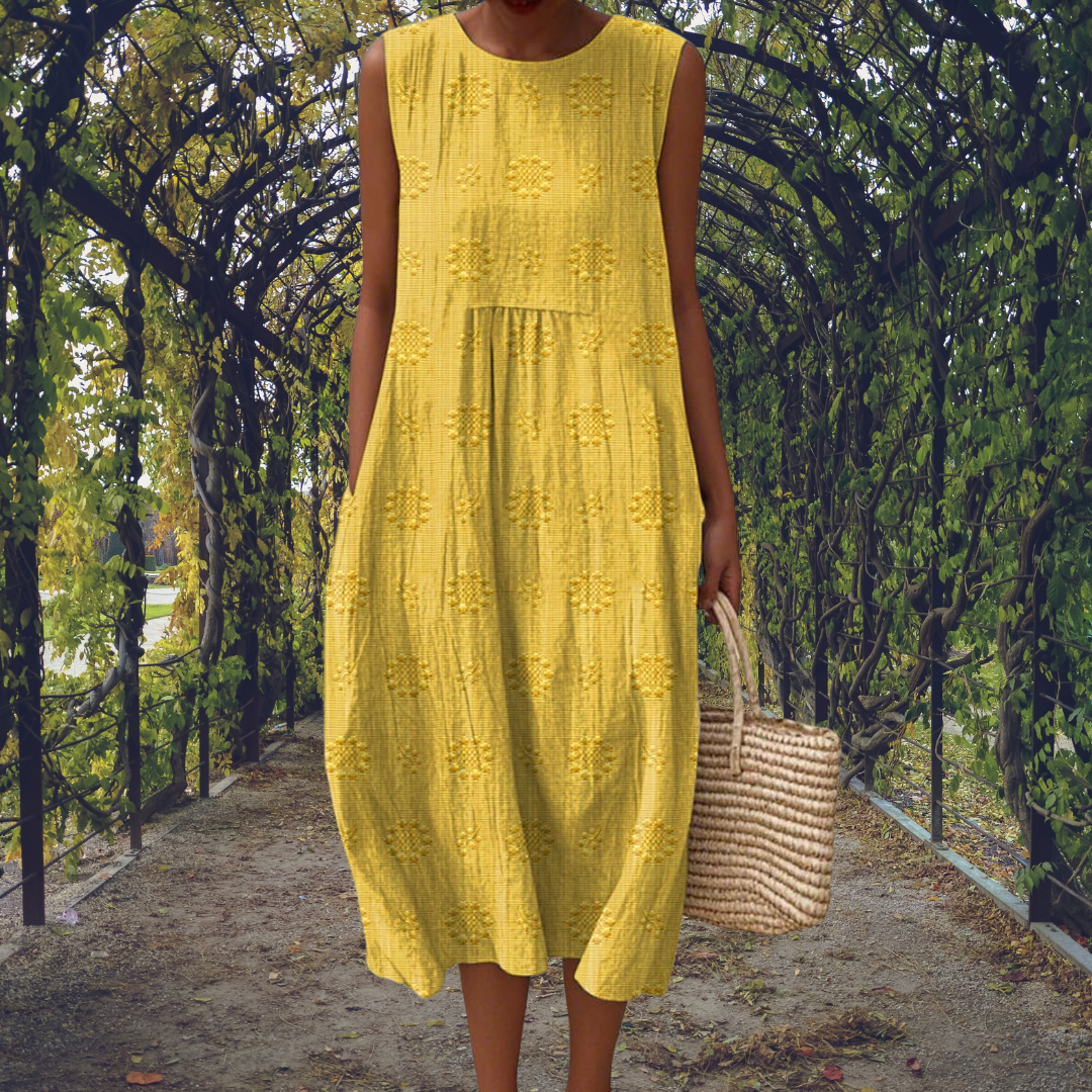 Marceline | Relaxed Sleeveless Dress with Pockets