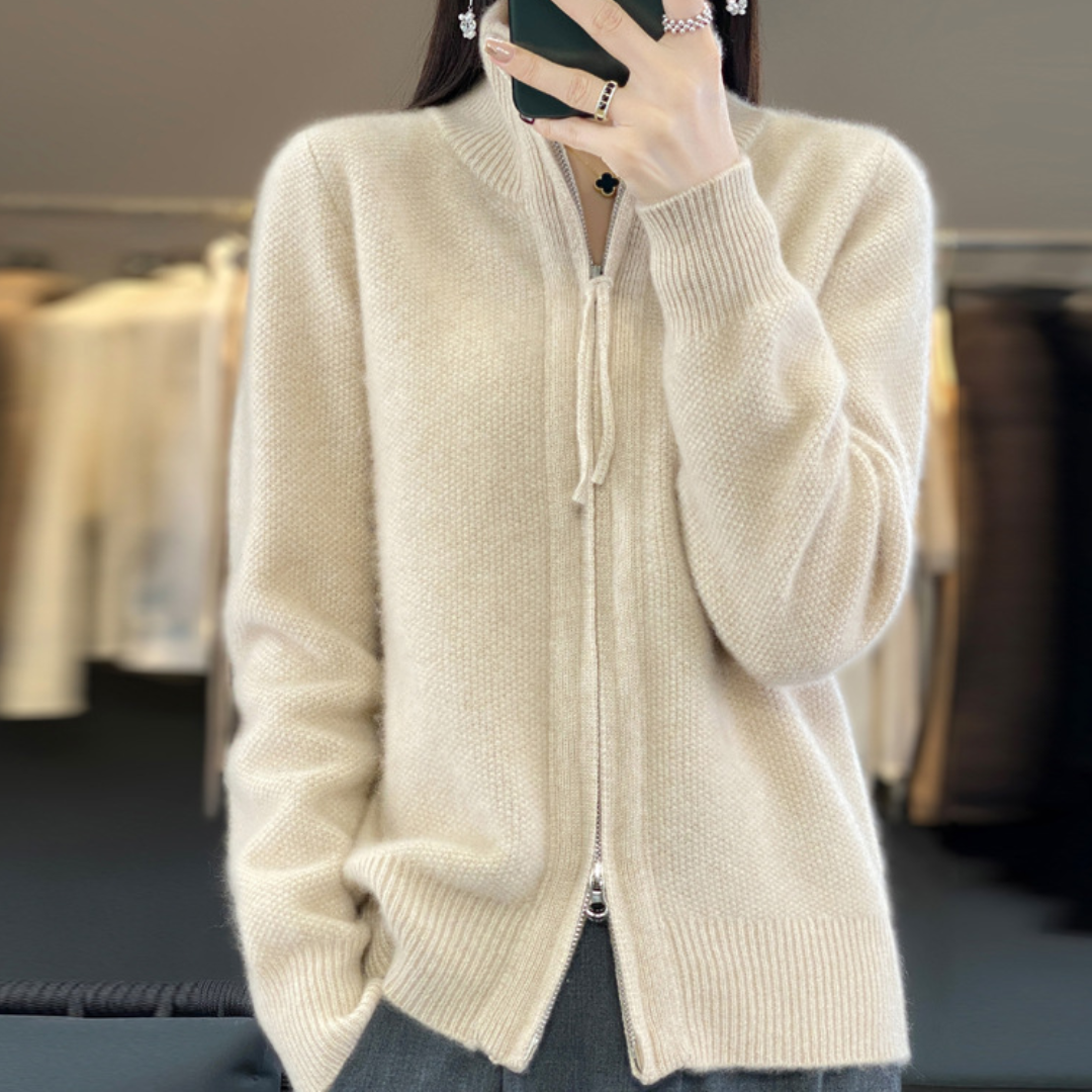 Ivy | Cozy Zip-Up Cardigan