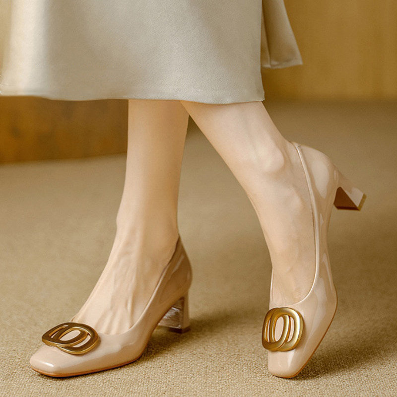 Marlow | Buckle-Detail Block Heels