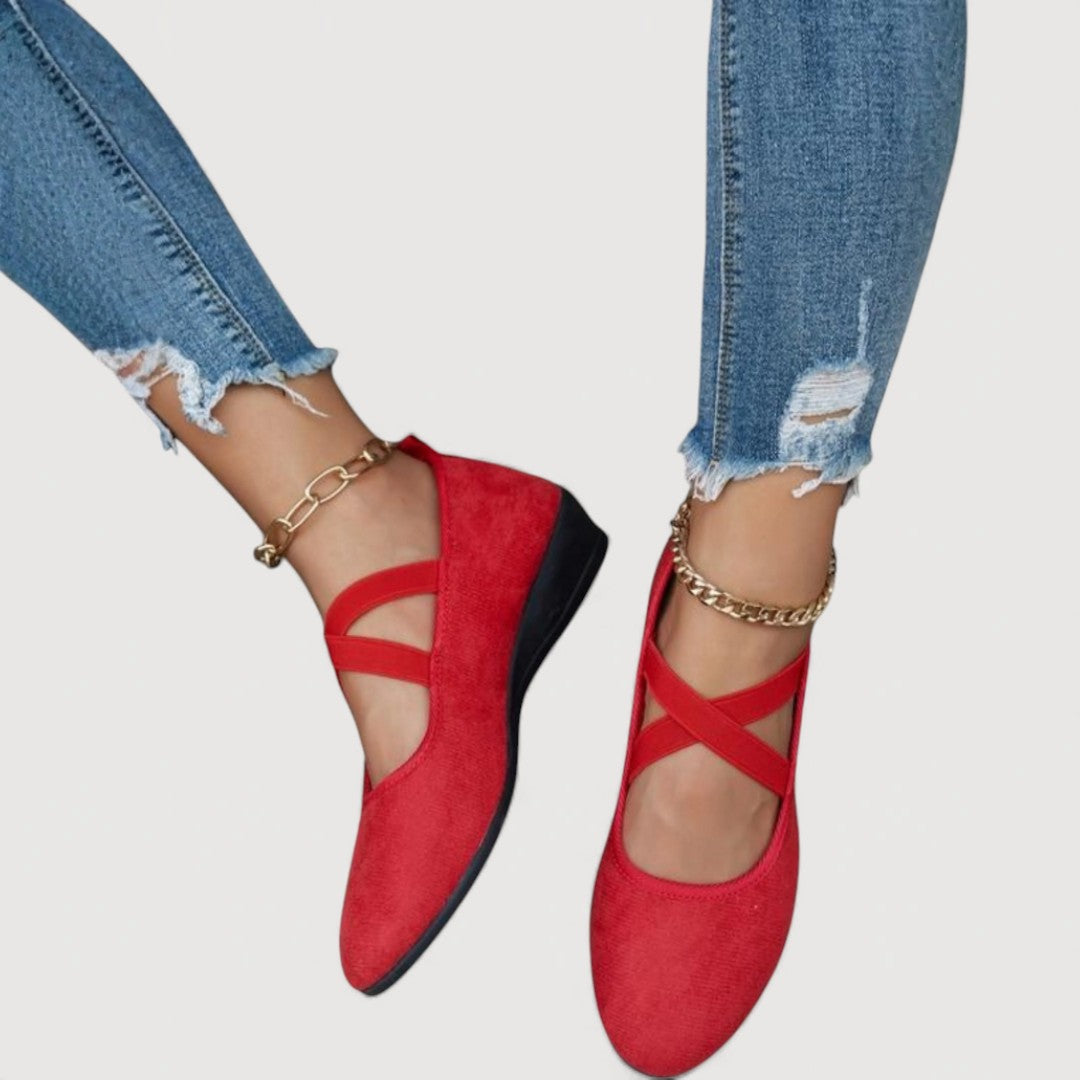Paloma | Crossover-Strap Ballet Flats
